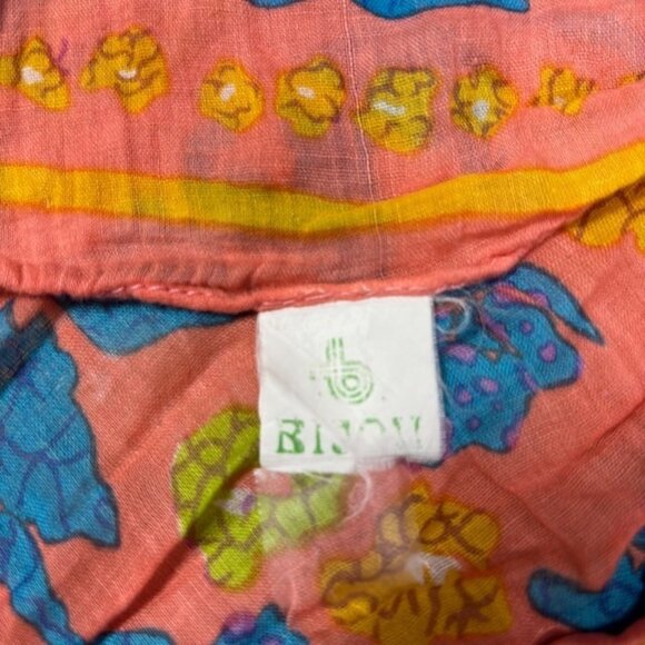 BIJOU Womens Cotton Lightweight Scarf Colorful Fish Sea Life Beach Casual Ocean - Picture 7 of 8